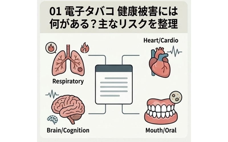 01 電子タバコ 健康被害には何がある？主なリスクを整理