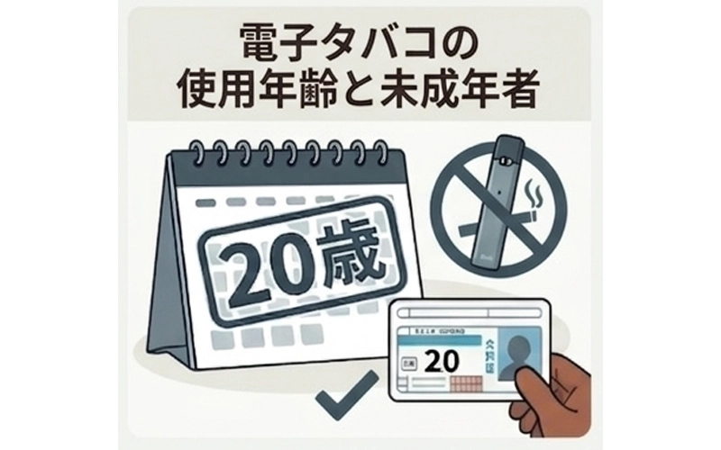 未成年者は電子タバコを使用できますか