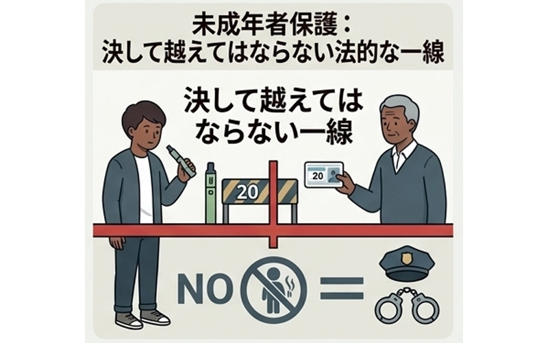 未成年者保護：決して越えてはならない法的な一線