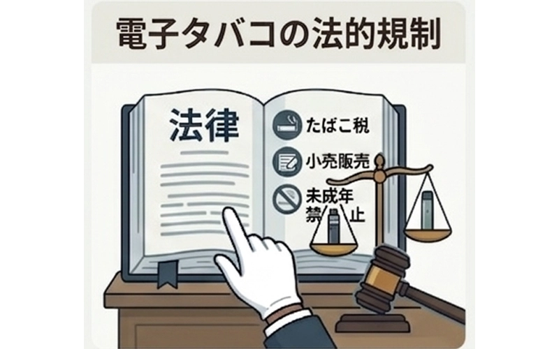 電子タバコに関する法的規制