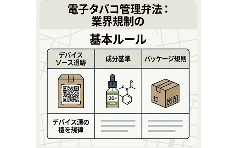 電子タバコ管理弁法：業界規制の基本ルール