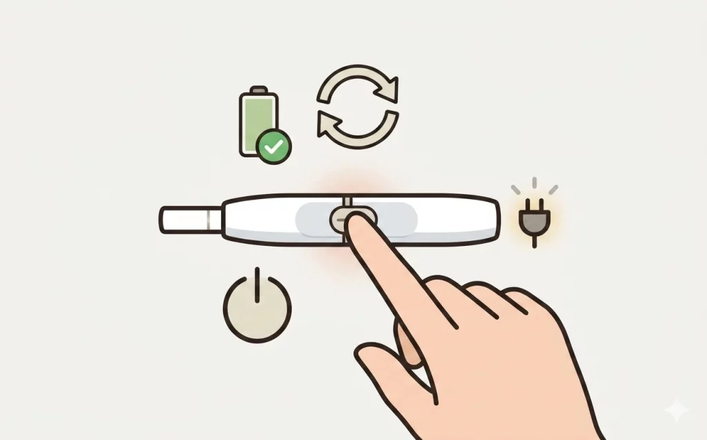 起動操作：アイコスの使い方の基本